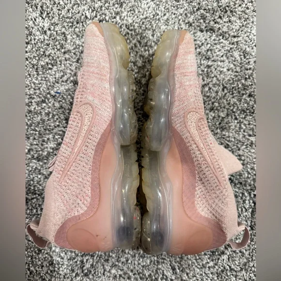 Nike Vapormax 2021 Flyknit pink oxford tennis shoes, women's size 8 READ - Picture 11 of 14